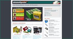 Desktop Screenshot of akkukonfigurator.de